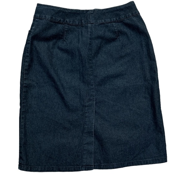 United Colors of Benetton Jean Skirt Vintage Made in Italy Size 38 US Size 8 - Picture 2 of 8
